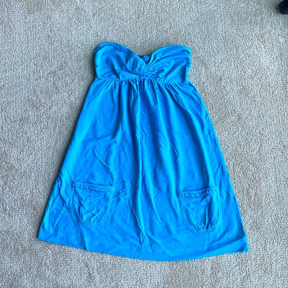 Brand new Gilly Hicks Blue strapless dress